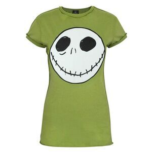 Nightmare Before Christmas Womens/Ladies Jack Reverse Seam T-Shirt / Green